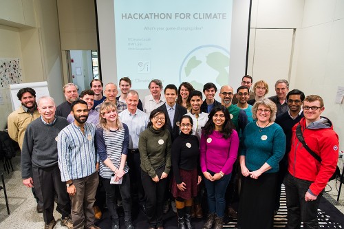 2016 Climate Hackathon group