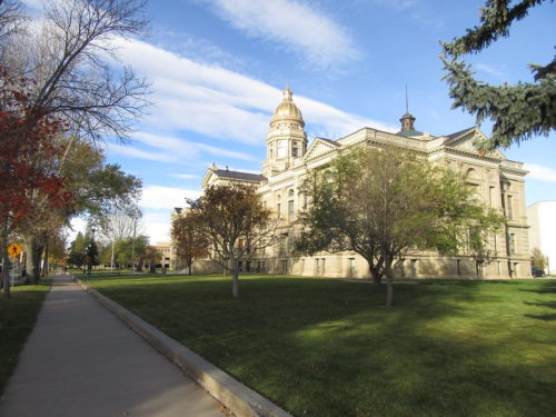 The Wyoming State Capitol in Cheyenne