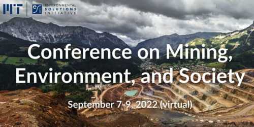 MIT Conference on Mining, Environment, and Society